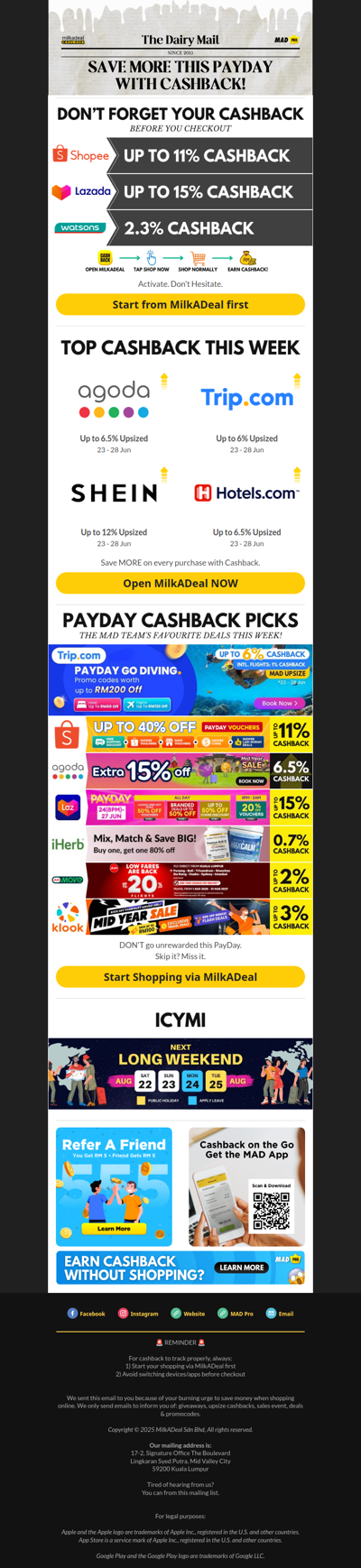 🛎️ Don’t Miss Your Cashback on Shopee PayDay Sale