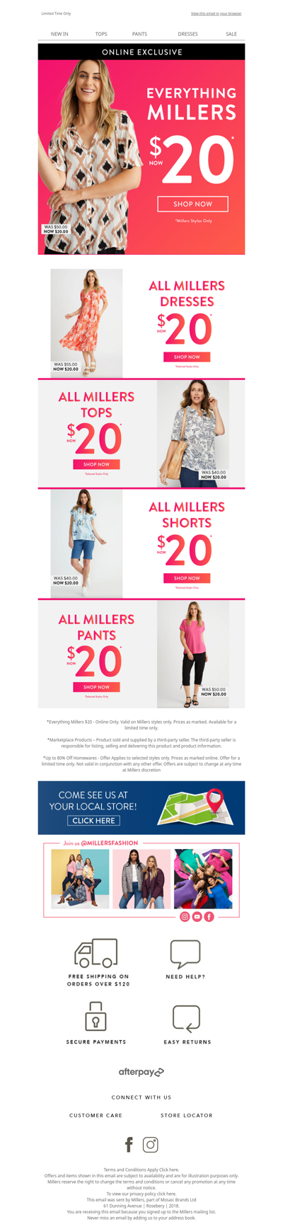 ATTN 📢 $20 Everything Millers