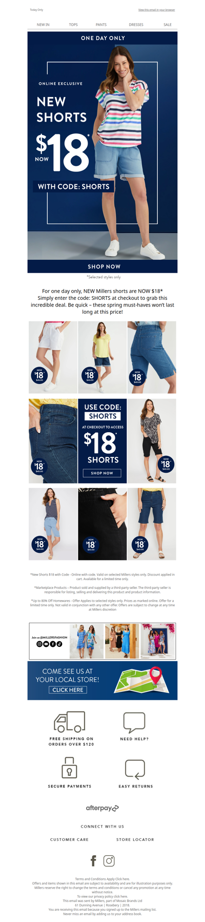 Your $18 Shorts Code is About to Expire!