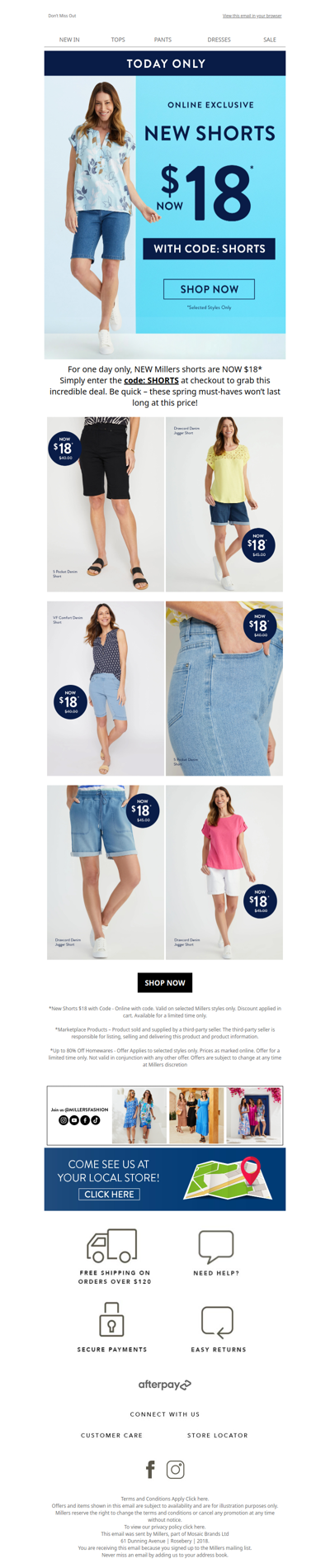 Your $18 Shorts Code is About to Expire!