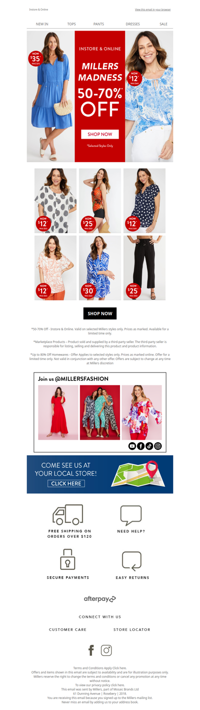 ds, Get 50-70% OFF Dresses, Blouses & More!