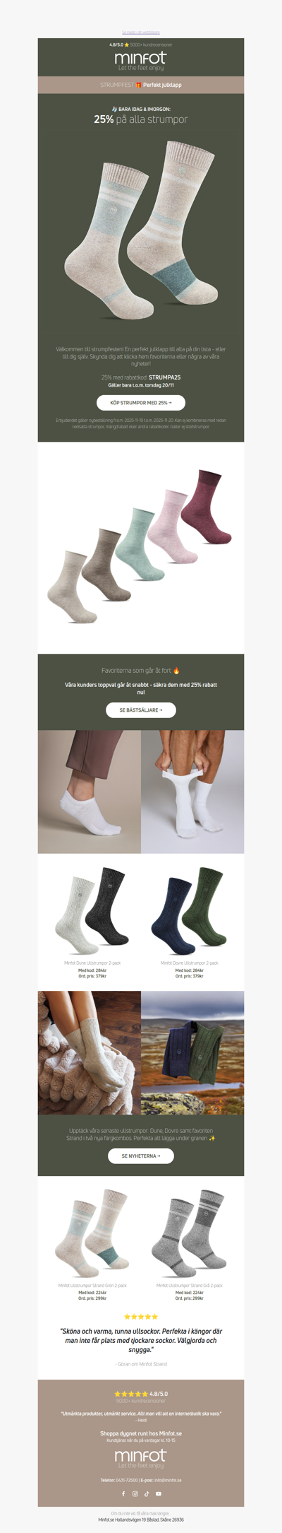 STRUMPFEST! 25% på alla strumpor