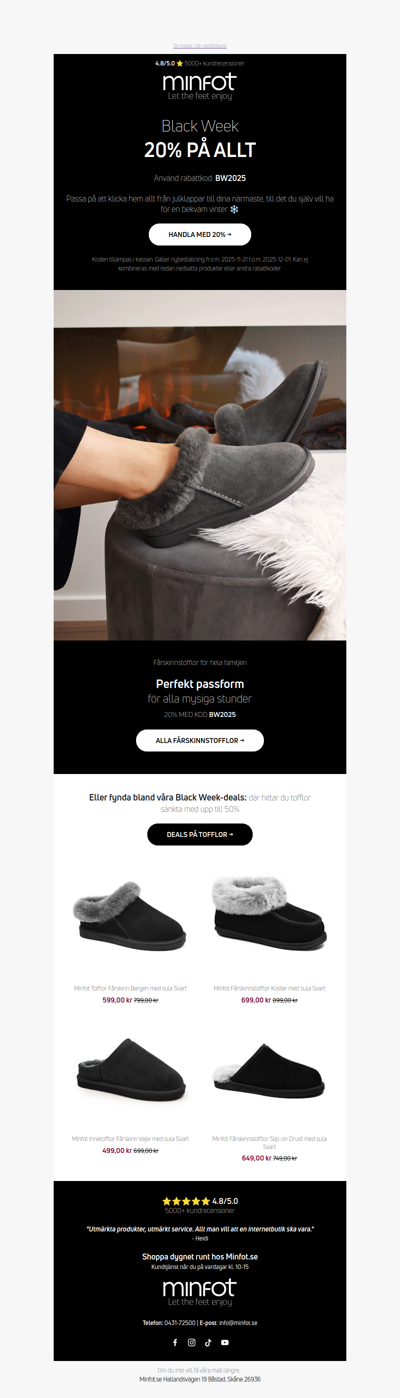 Black Week 🖤 20% på allt