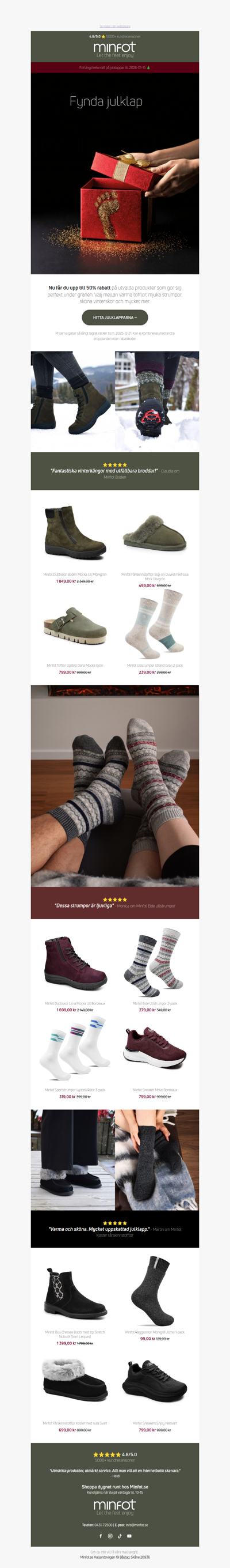 Årets skönaste julklappar - upp till 50% 🎁