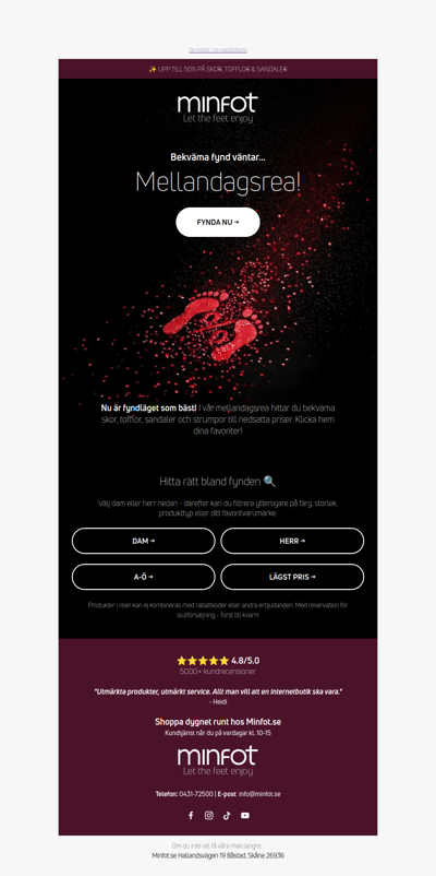 Mellandagsrean är igång! ✨