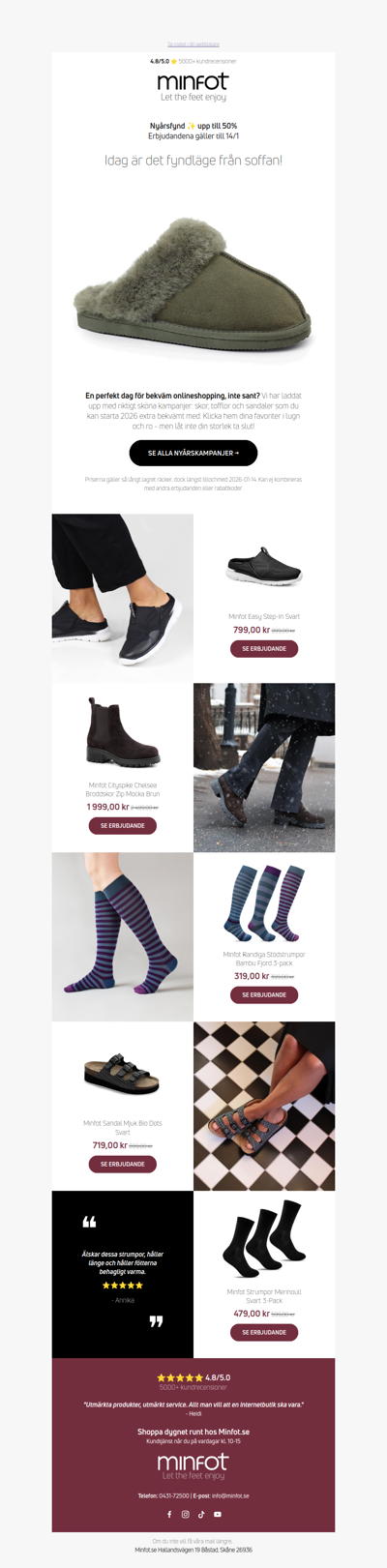 Nyårsfynd upp till 50% ✨