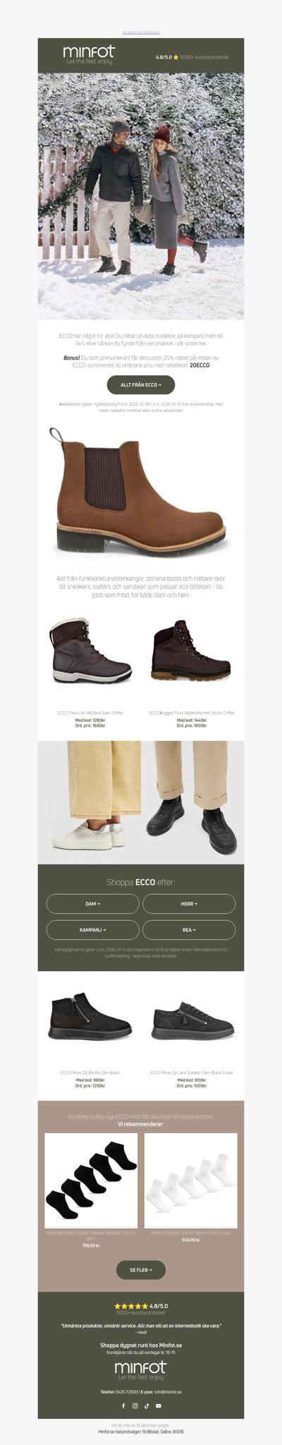 ECCO-favoriter på kampanj 😍