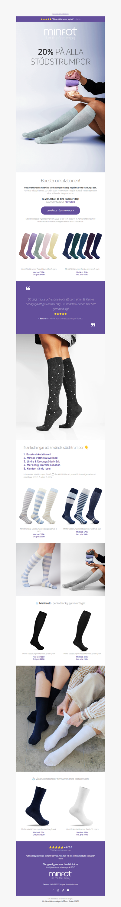 Starta året med pigga ben 😍