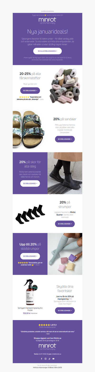 Januarideals på komfort som gör skillnad 💜