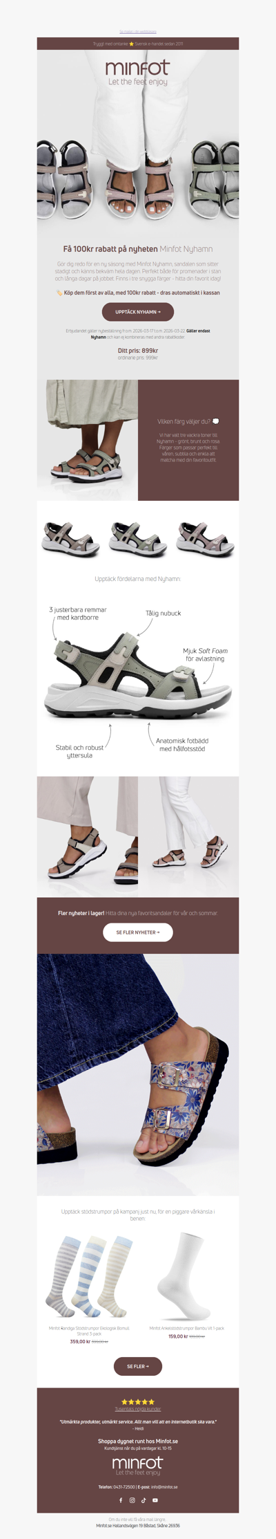 Nyhet! Upptäck sandalen Nyhamn 🌞