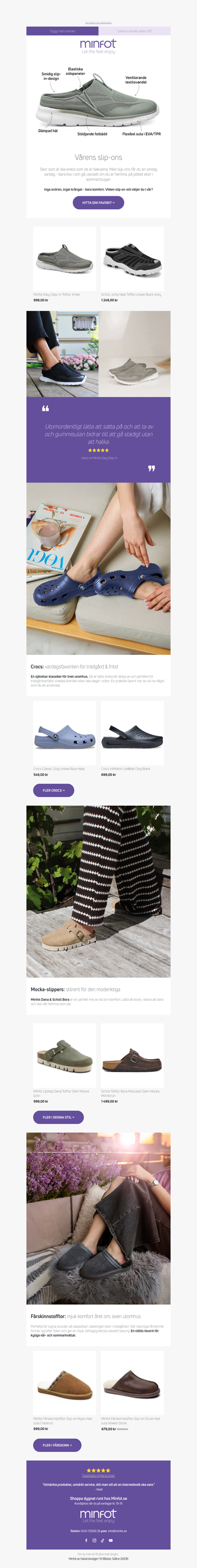 Smidiga slip-ons för både ute & inne