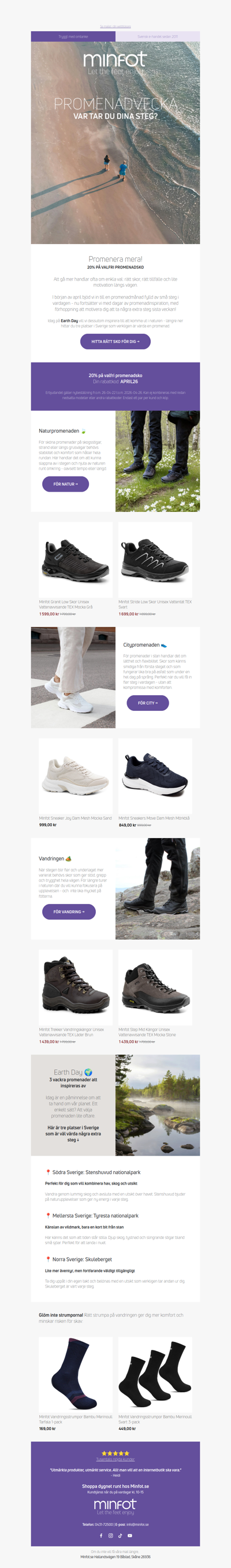 Idag startar promenadveckan - gå med oss!