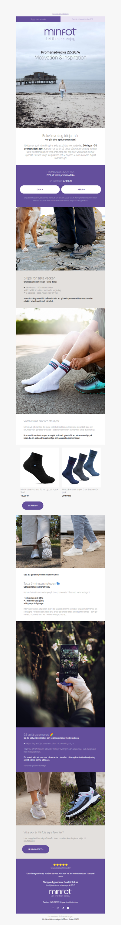 Hur går din promenadmånad?