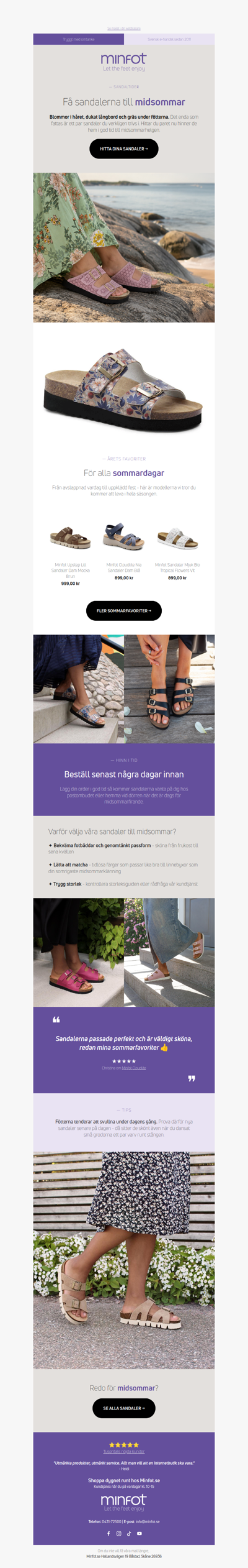 Få dina sandaler till midsommar ☀️