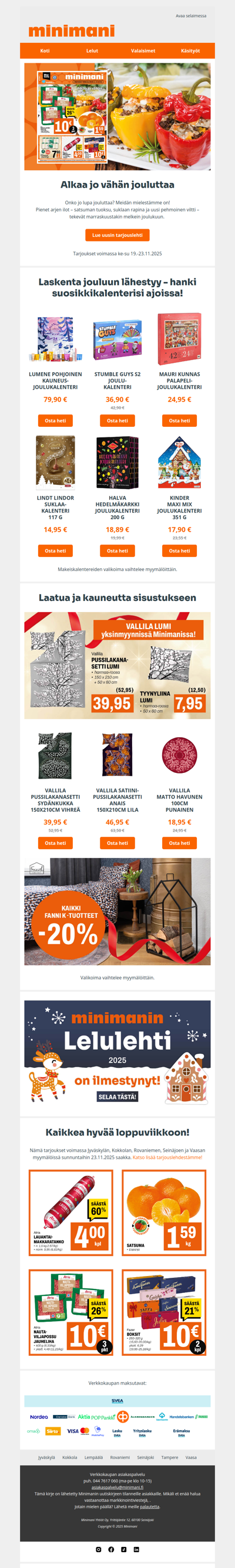 Alkaa jo vähän jouluttaa 😍