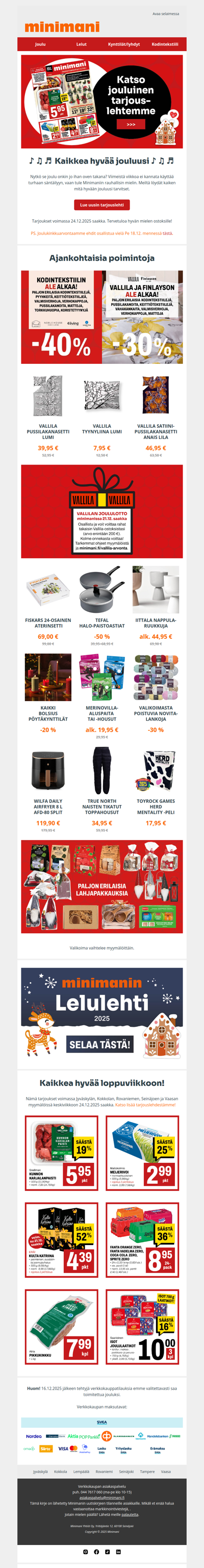 Kaikkea hyvää jouluusi - kaikessa rauhassa