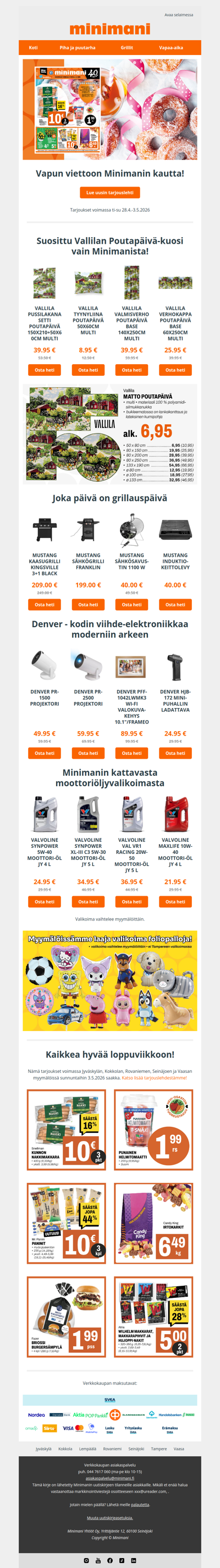 Kaikkea hyvää vappuun! 🥳