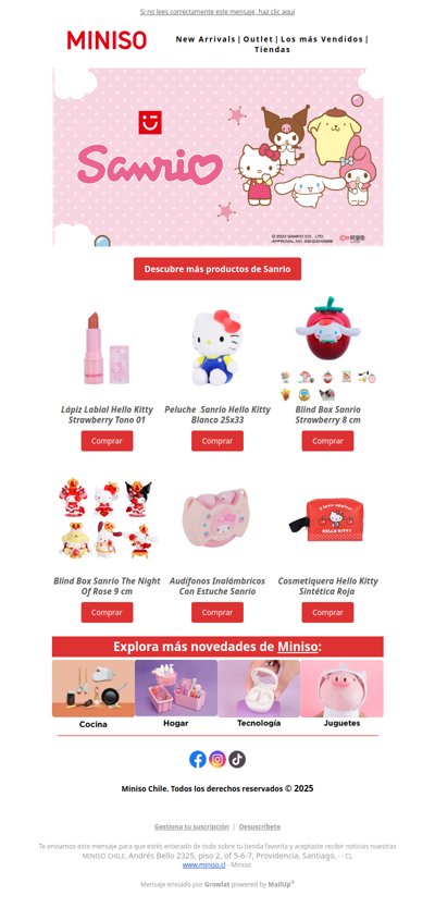 🤩 Hello Kitty y sus amigos te esperan