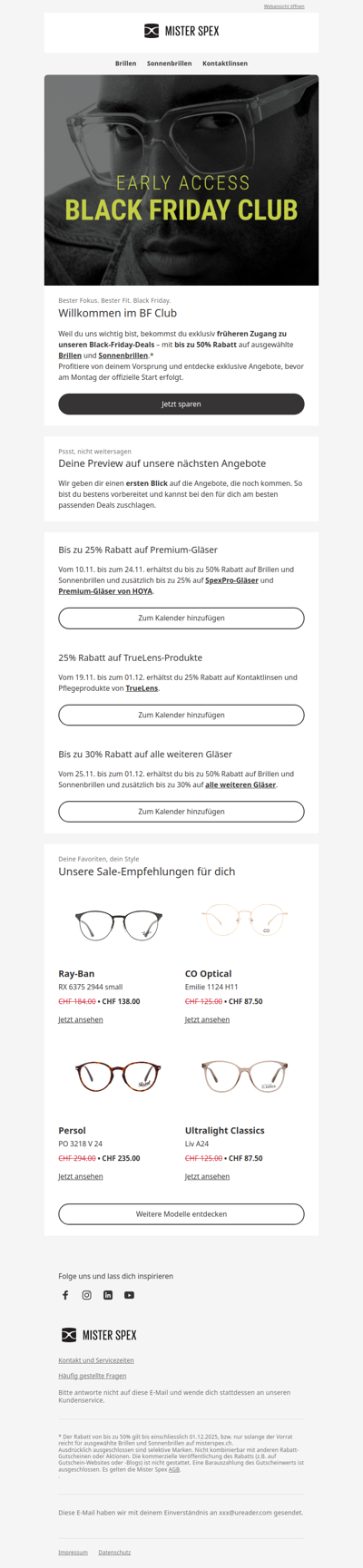 Dein exklusiver Early Access zum Black Friday