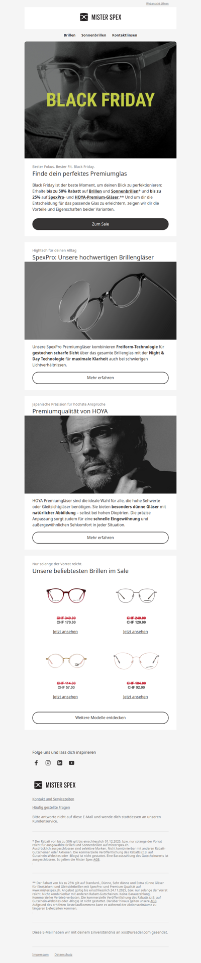 Sieh den Unterschied: Premiumgläser im Black Friday Sale