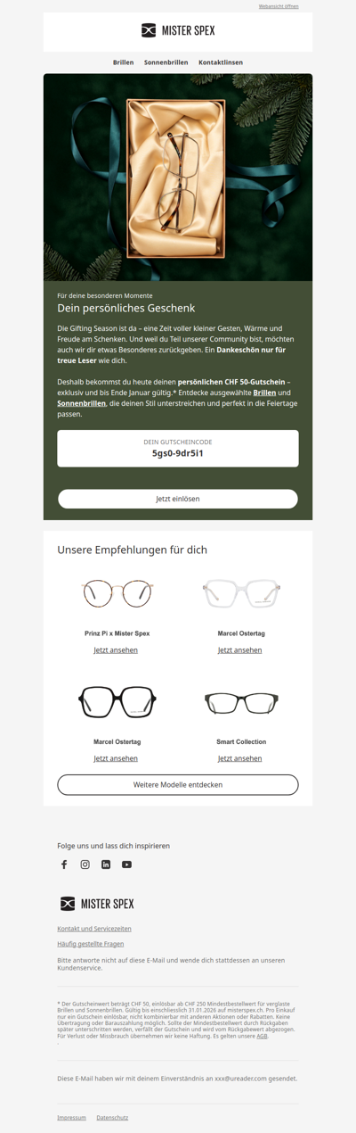 Ein Geschenk von uns – nur für dich 🎁