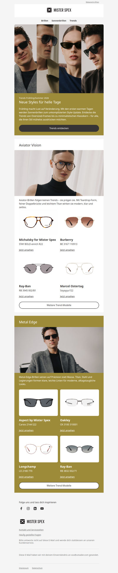Dein neuer Frühlingslook wartet