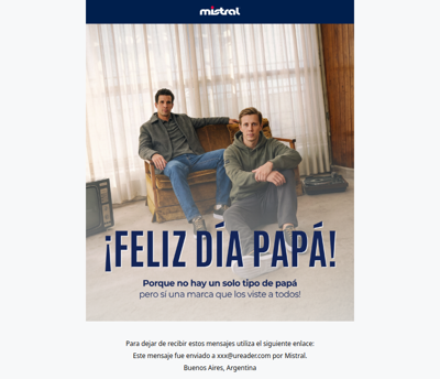 ¡Muy feliz día para todos los papás!