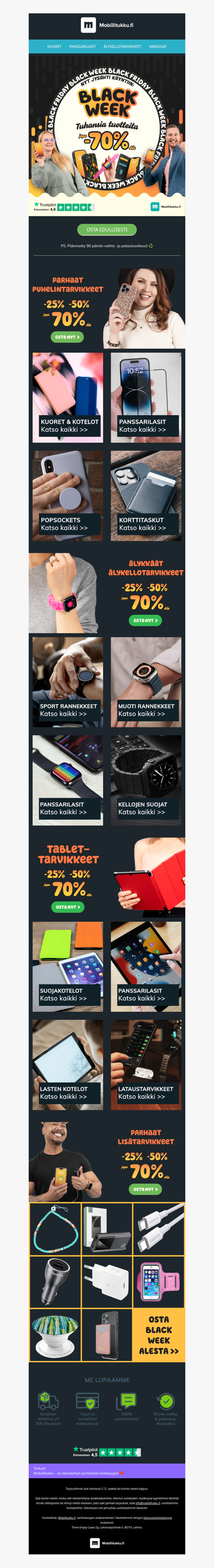 Vau!: Pääset Black Week -tarjouksiin ennen muita 🤫