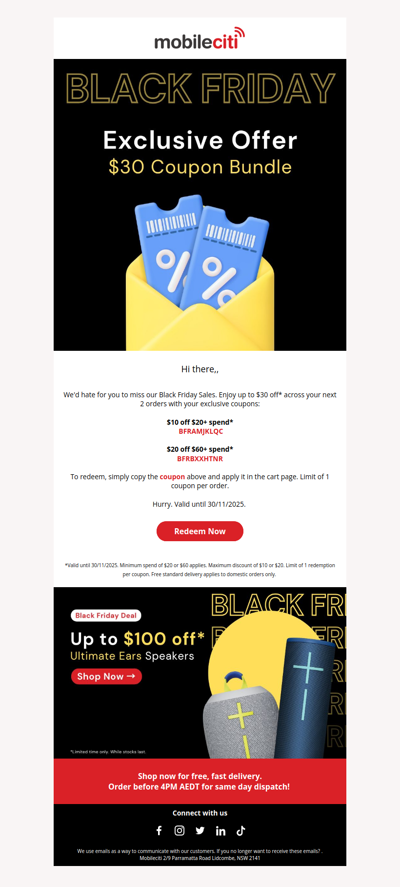 You've got new coupons! 🎁