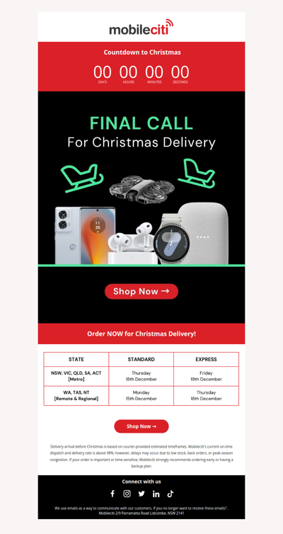 Santa's Sleigh is Leaving Soon...