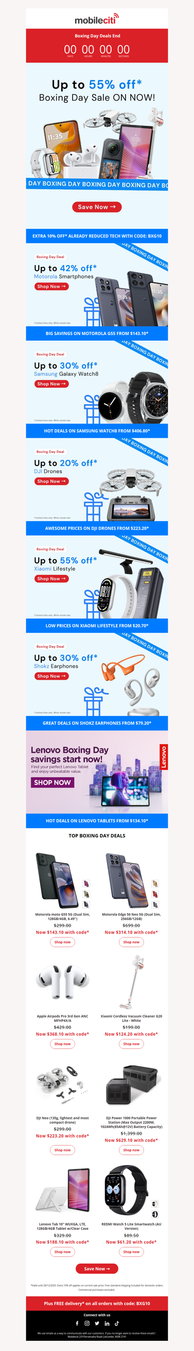 Up to 55% Off - Boxing Day Sale Starts NOW 🥊