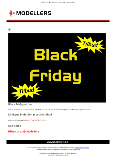 Black Friday hos Modellers