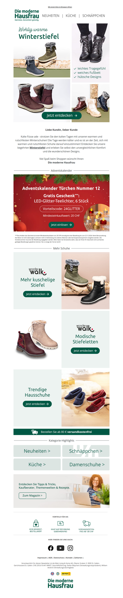 Modische Winterstiefel für Sie!