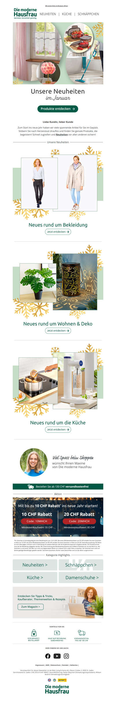 Exklusiv für Sie: Neuheiten im Januar 😍