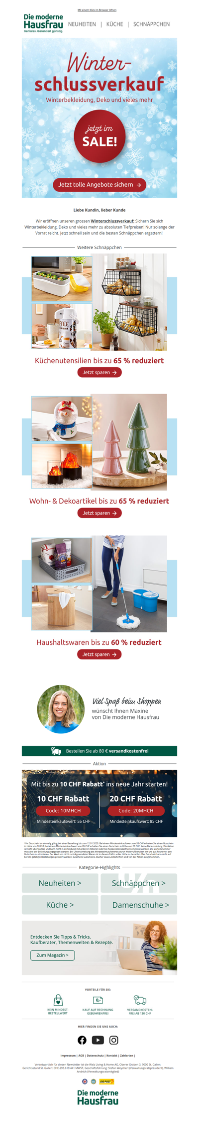 ❌ Winterschlussverkauf: Frostige Preise, heisse Deals ❌