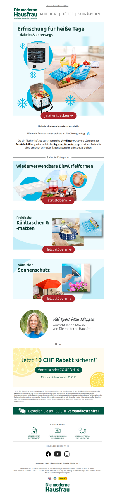 Abkühlung gefällig? Erfrischende Highlights gegen Hitze! ☀️💦