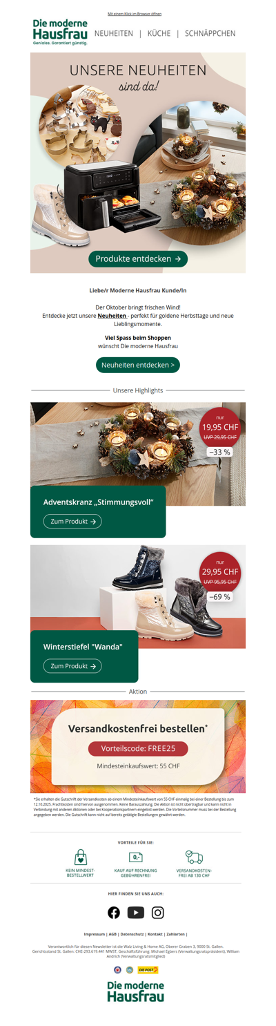 Unsere Oktober-Neuheiten entdecken! 😊