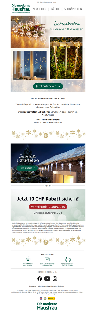 Lichterketten, die verzaubern – jetzt wird’s gemütlich!