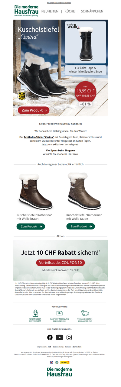 Echtleder-Stiefel jetzt 81 % günstiger