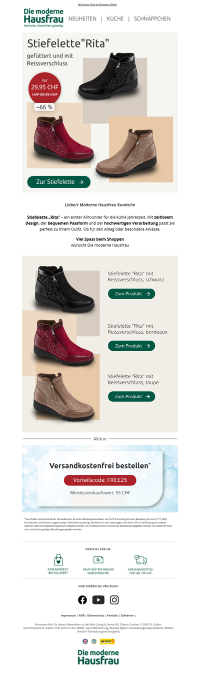 Angebot: Stiefelette „Rita