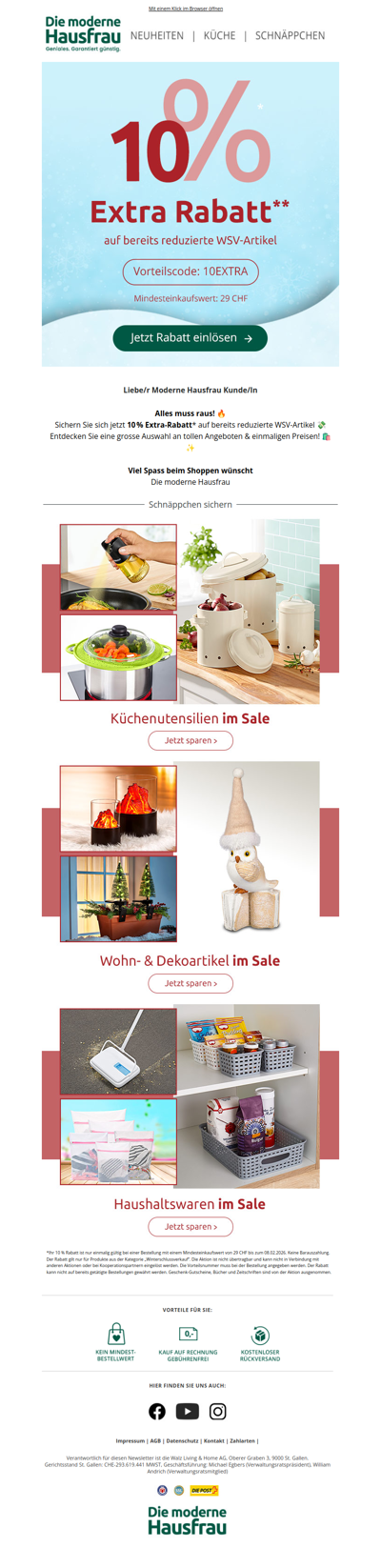 ❌ -10 % EXTRA auf Winterschlussverkauf ❌