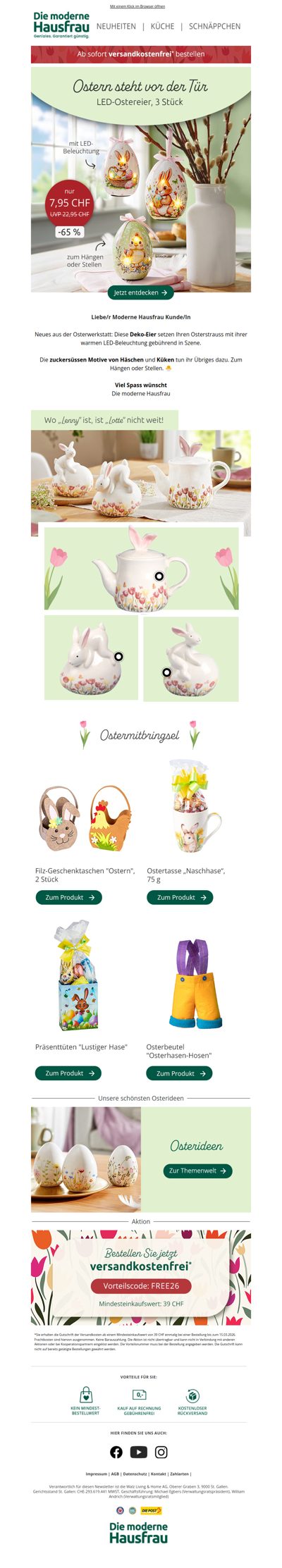 Oster-Deko zum kleinen Preis 🐣