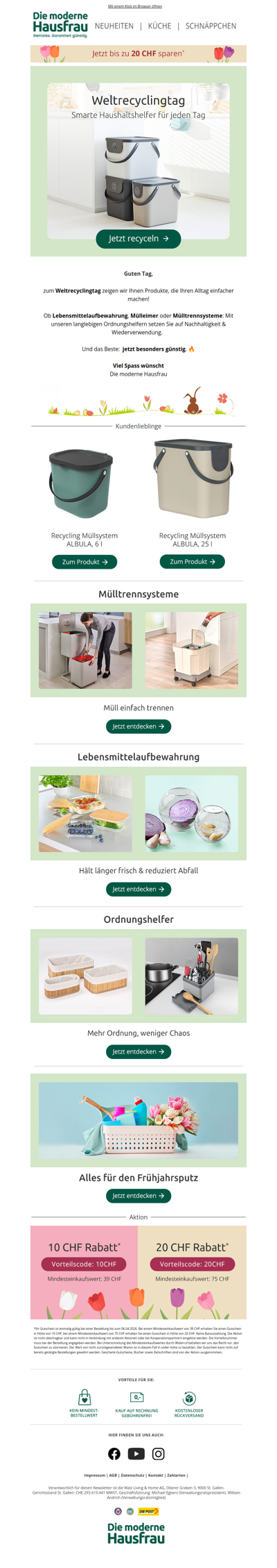 Weltrecyclingtag: Nachhaltige Ordnungshelfer zum kleinen Preis🔥