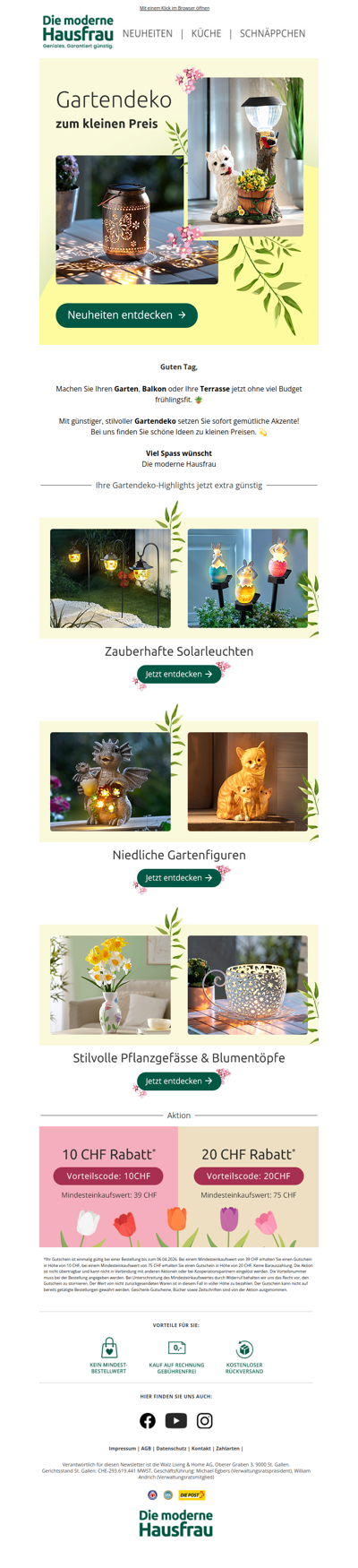 Entdecken Sie Neues für Ihren Garten! 🪴