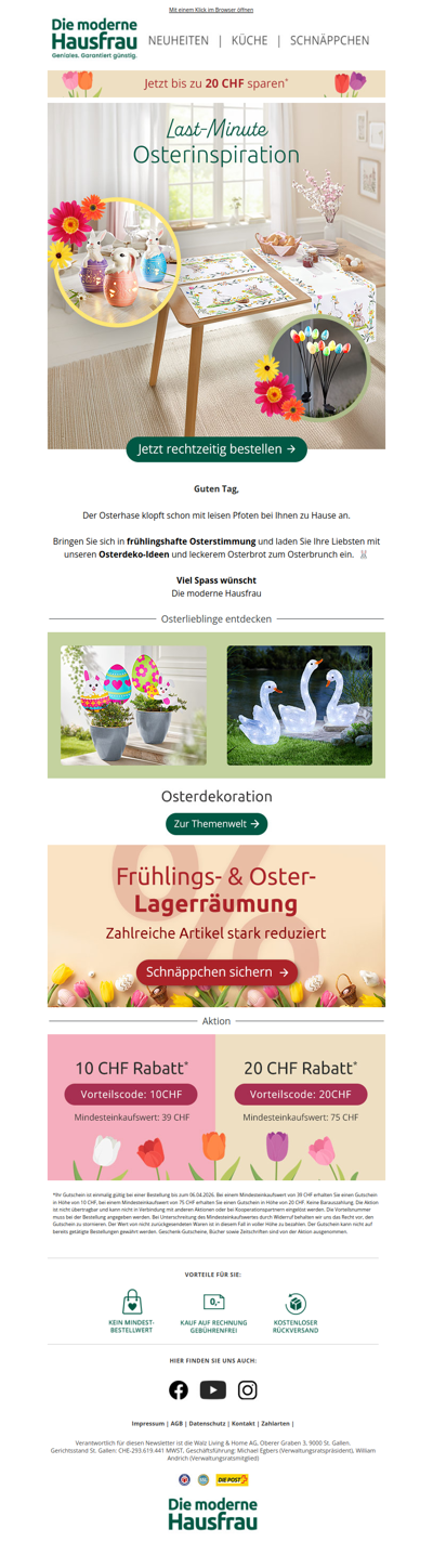 Unsere schönsten Last‑Minute‑Dekoideen! 🐰