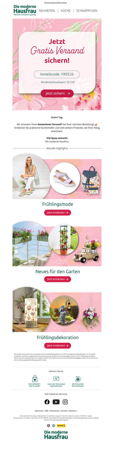 Versandkosten? Ab Sofort 0 €* für Sie! 🚚✨