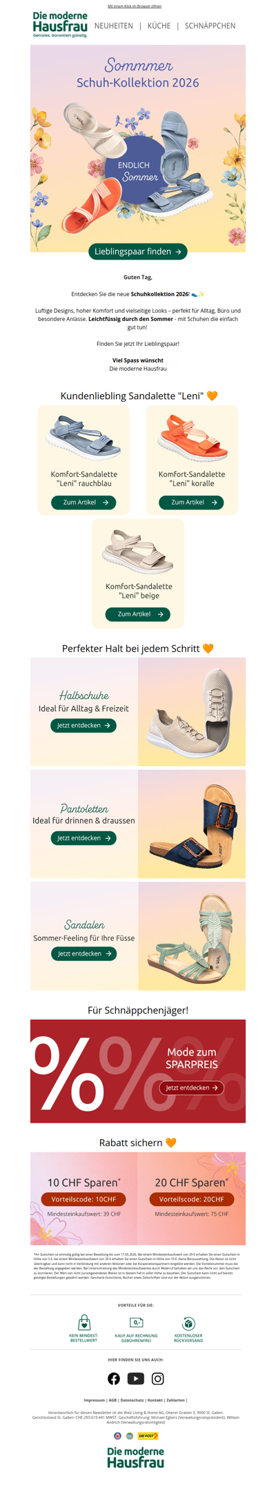 Neue Sommer-Schuhkollektion ist da 🧡