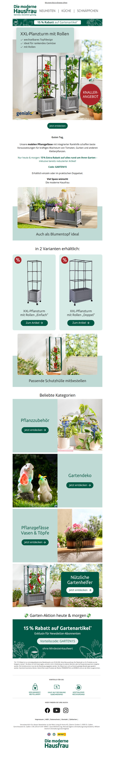 Jetzt Rankhilfen entdecken & 15 % sparen 🔥
