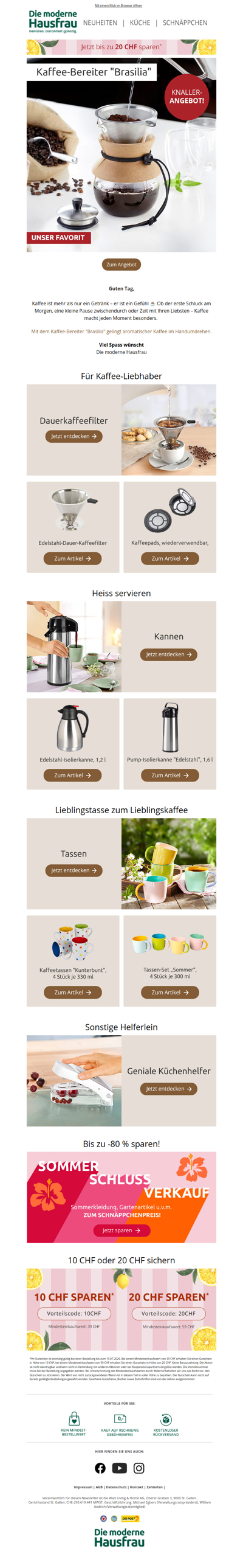 Perfekter Kaffeegenuss – frisch gebrüht & einfach genial ☕