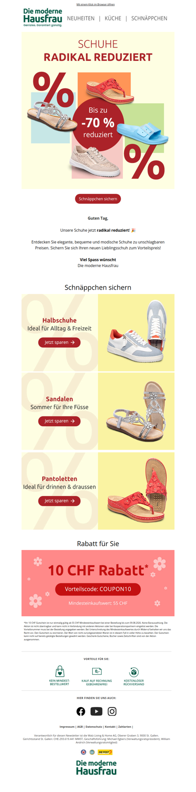 Jetzt sparen: Schuhe radikal reduziert! 🎉